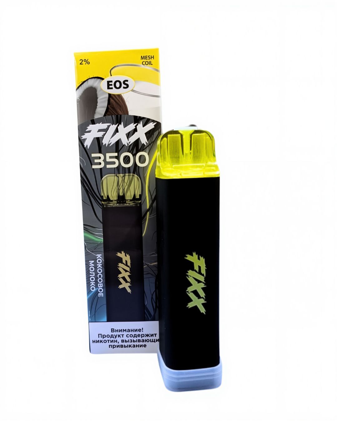 Fixx 3500 Puffs – Coconut Milk Flavor POD